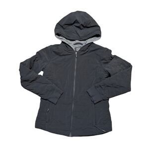 ATHLETA GIRLS "Jump to it" Soft shell, lightweight;  Jacket/Coat, SIZE 12, Black